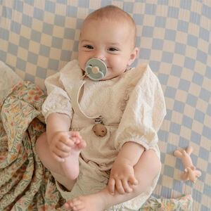 Lot de 2 sucettes en latex Little Viking T1 sage/cream 