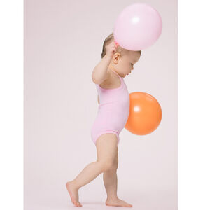 Lot de 3 bodies unis à bretelles pour bébé fille 