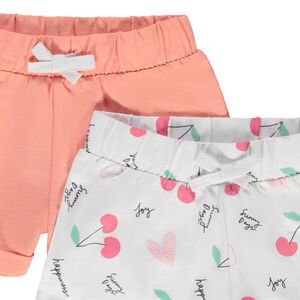 Lot de 4 shorts en jersey pour fille 