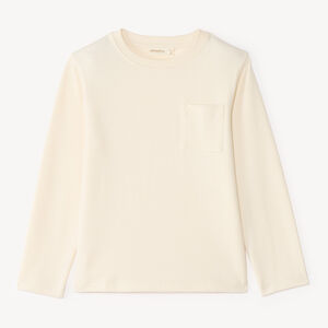 T-shirt manches longues garçon uni 