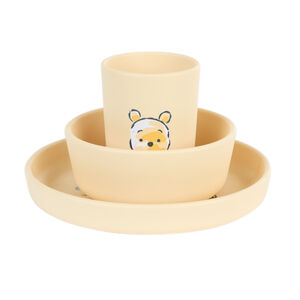 Set repas en silicone Winnie L'ourson Disney - 5 pièces 