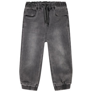 Pantalon effet jean cargo uni pour bébé garçon 