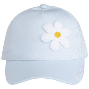 Casquette à patch fleur effet bouclettes 3D pour fille 