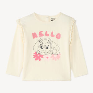 T-shirt manches longues bébé fille print Stella Pat'Patrouille 