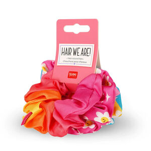 Set de 3 chouchous scrunchies pour cheveux Daisy 