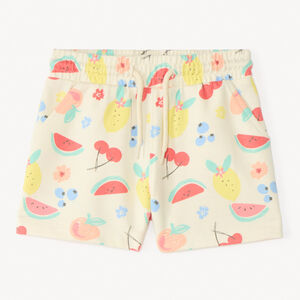 Short en molleton fantaisie pour fille  
