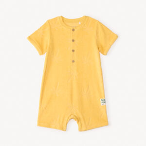 Combishort en éponge palmier en relief pour bébé garçon 