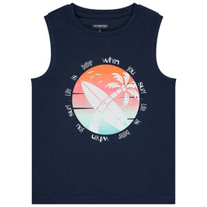 Débardeur en jersey printé pour garçon 