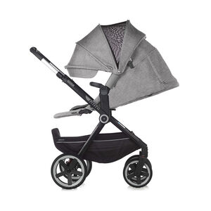 Poussette Trio Crosslight 3 à LED + nacelle Sweet + coque Koos i-Size dim grey 
