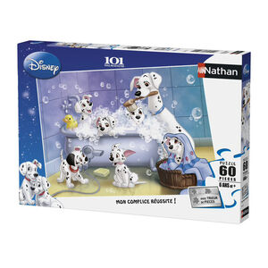 Puzzle 60 Pièces Tous au Bain ! Disney 101 Dalmatiens Nathan 