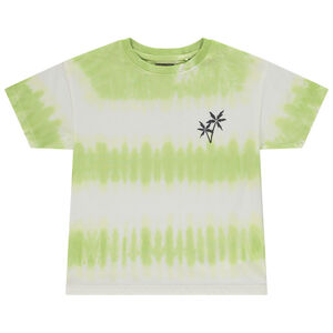 T-shirt manches courtes effet tie & dye double print pour garçon 