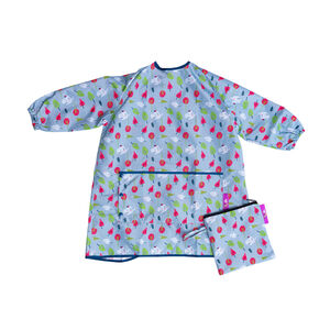 Bavoir tablier à manches longues imprimé Mountain Trees 