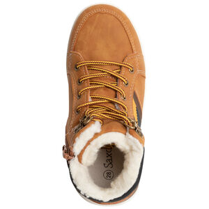 Bottillons camel à doublure chaude pour enfant garçon 