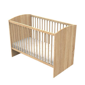 Lit bébé 120 x 60 cm Azur aspect chêne doré 