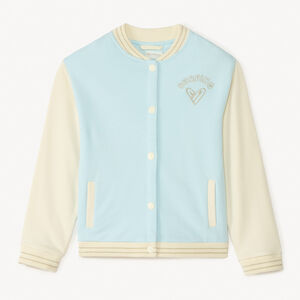 Veste teddy avec inscription 3D pour fille 