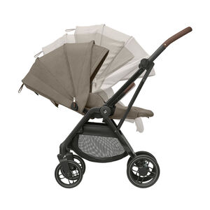 Poussette ultra-compacte Leona² twillic truffle 