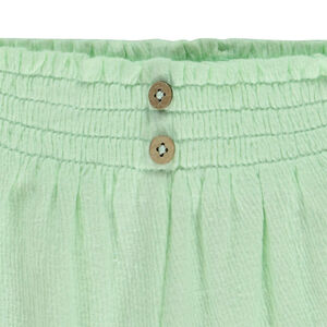 Short effet smocké en jersey froissé pour fille 