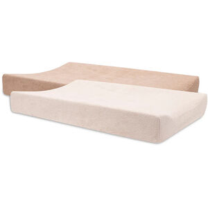 Housse matelas à langer éponge 2 unités 50x70cm Blush/Wild Rose 
