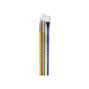 Kit de 4 pinceaux synthétiques  