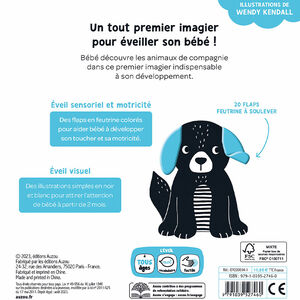 Livre "Les animaux de compagnie' - A partir de 2 mois 