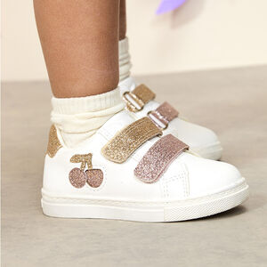 Baskets basses avec détails paillettés pour bébé fille 