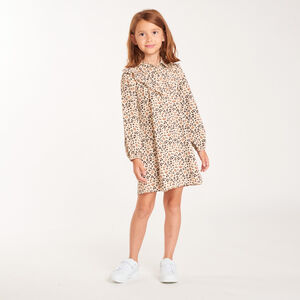 Robe chemise fille imprimé léopard 