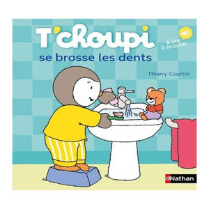 Livre T'Choupi se brosse les dents 