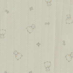 Dors-bien en jersey matelassé imprimé ourson pour bébé  