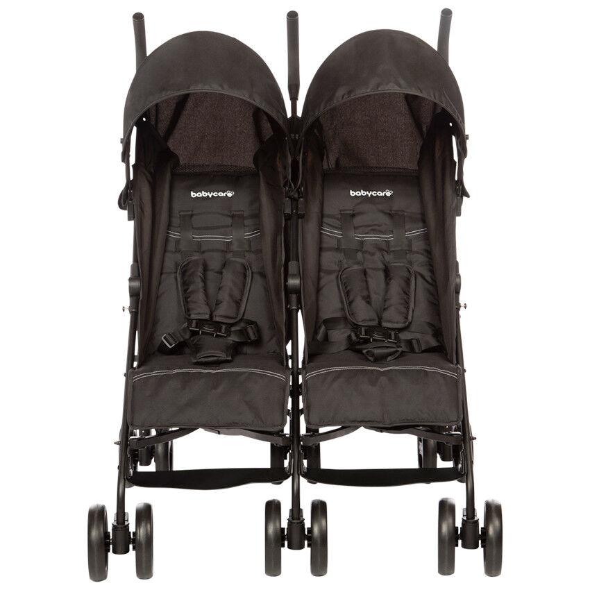 Poussette canne double clearance
