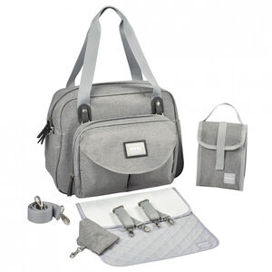 Sac à langer Genève II Gris chiné 