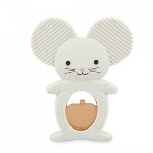 Duo anneau dentition et réfrigérant Souris Blanc 