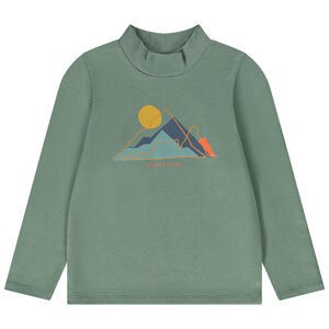 Sous-pull col cheminée print fantaisie pour garçon 