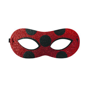 Masque loup souple et pailleté Ladybug Miraculous pour enfant 