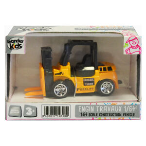 Engin travaux en métal 1/64e (modèle aléatoire) 