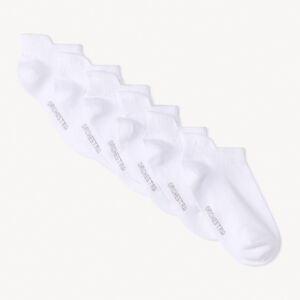 Lot de 6 paires de chaussettes courtes unies pour bébé garçon 