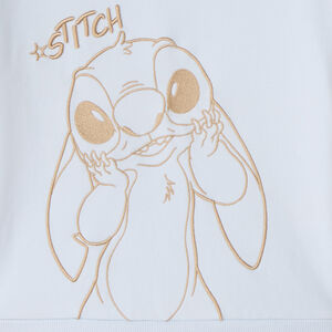 Sweat molleton oversize brodé Stitch Disney fille 