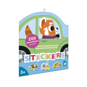 Pochette de 200 stickers Véhicules 