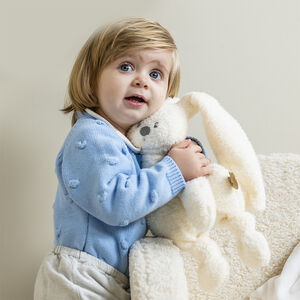 Peluche - Lapin Teddy - Vanille - 30 cm  