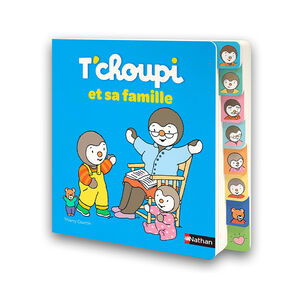 Livre à onglets "T'choupi et sa famille" 