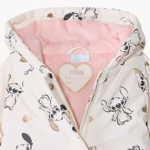 Parka gomme Stitch Disney pour bébé fille 