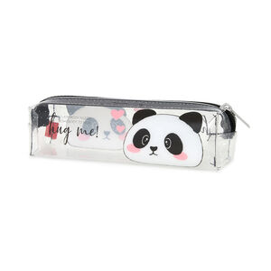 Trousse scolaire transparente Panda 