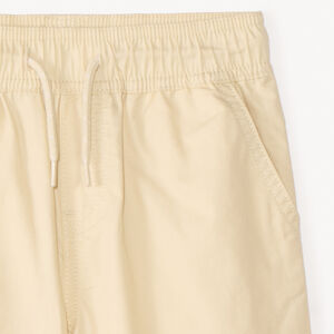 Bermuda uni en popeline pour garçon 