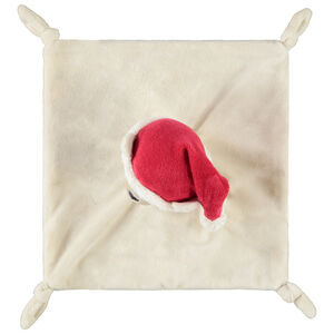 Doudou plat ourson de Noël en sherpa pour bébé 