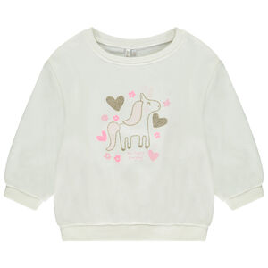 Sweat molleton oversize printé pour bébé fille 