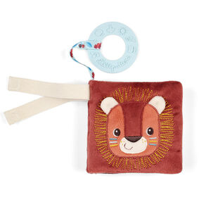 Livre imagier avec anneau de dentition Jack le Lion 6M+ 