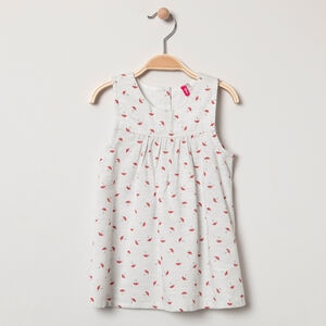 Tunique sans manches imprimée parapluies all-over 