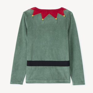 Set pyjama ludique 3 pièces lutin de Noël garçon 