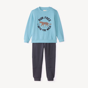 Ensemble de jogging molleton garçon print fantaisie 