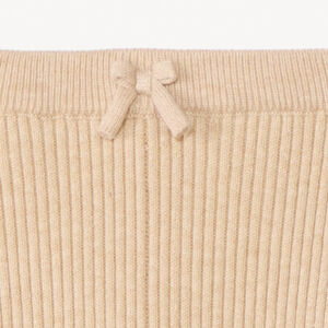 Caleçon long côtelé uni pour bébé fille 