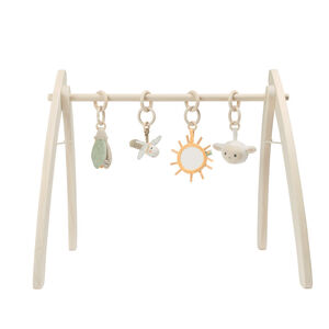 Set de 4 jouets à suspendre pour arche d'éveil La Vie à la Ferme 